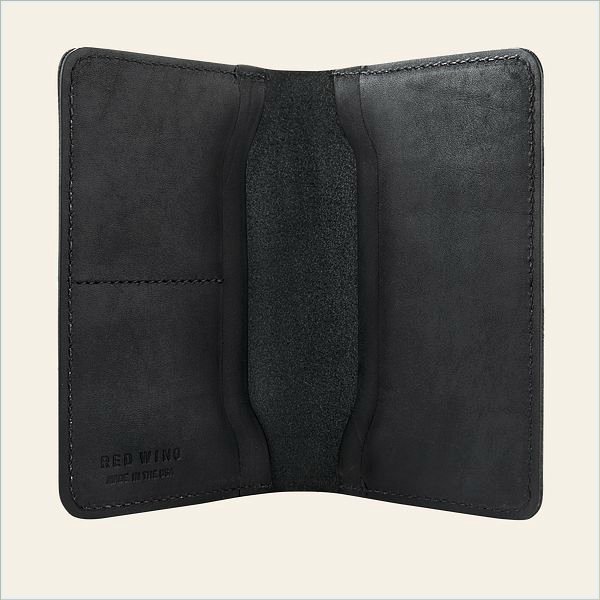  Passport Wallet Unisex Wallet in Black Frontier Leather