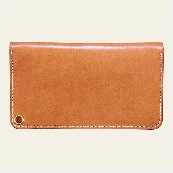  Trucker Wallet Unisex Wallet in Natural Vegetable-Tanned Leather