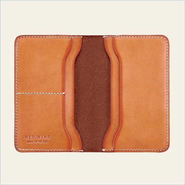  Passport Wallet Unisex Wallet in Natural Vegetable-Tanned Leather