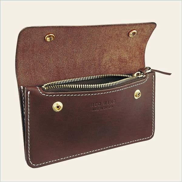  Trucker Wallet Unisex Wallet in Amber Frontier Leather