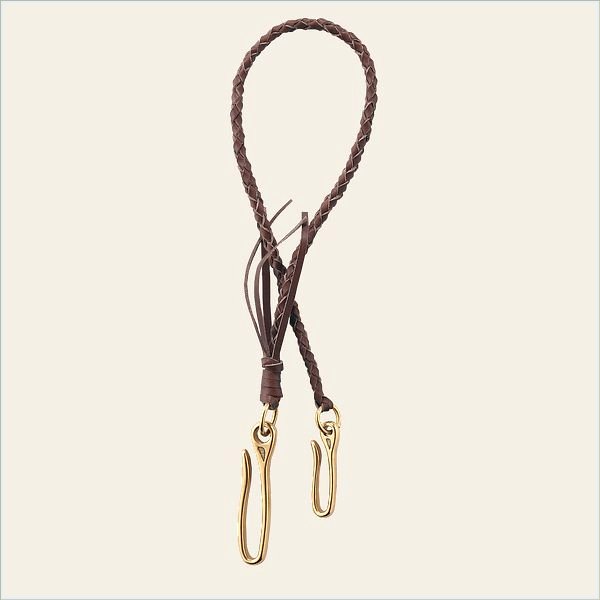  Lanyard Unisex Lanyard in Amber Frontier Leather