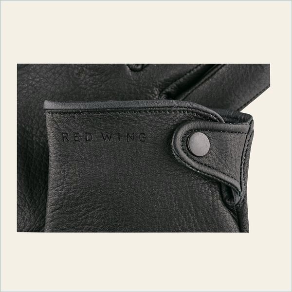  Driving Glove Unlined Deerskin Leather Glove in Black