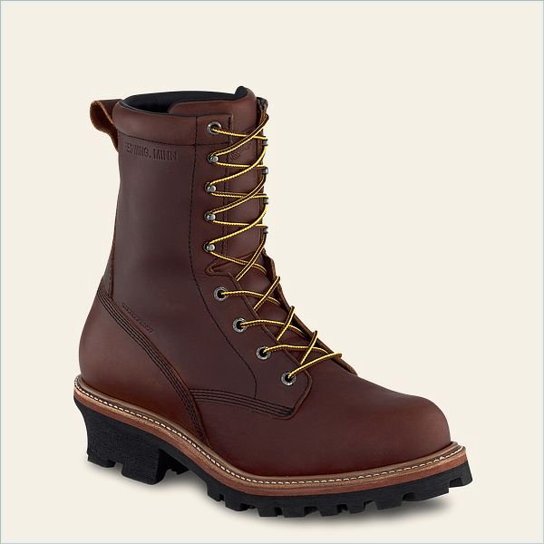  LoggerMax Men's 9-inch Waterproof, Soft Toe Logger Boot