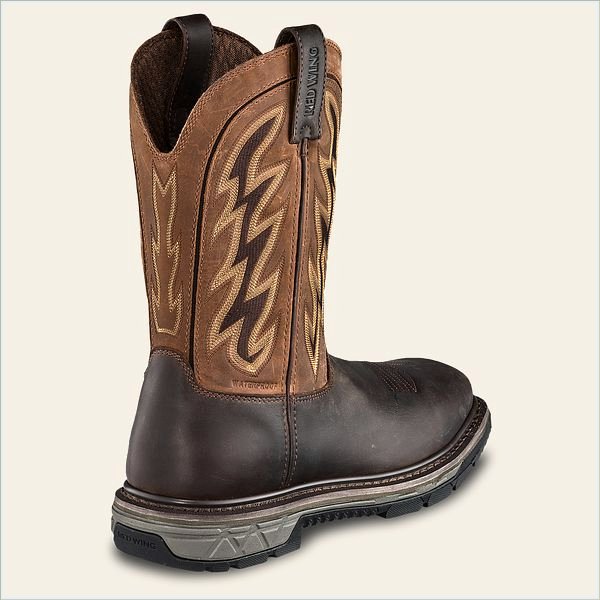  Rio Flex Men's 11-inch Waterproof, Soft Toe Pull-On Boot