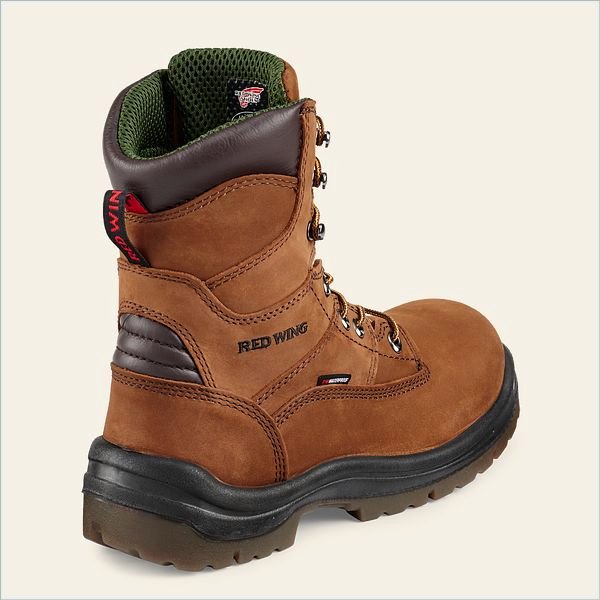  King Toe Men's 8-inch Waterproof Soft Toe Boot