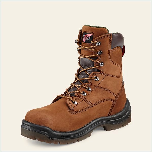  King Toe Men's 8-inch Waterproof Soft Toe Boot