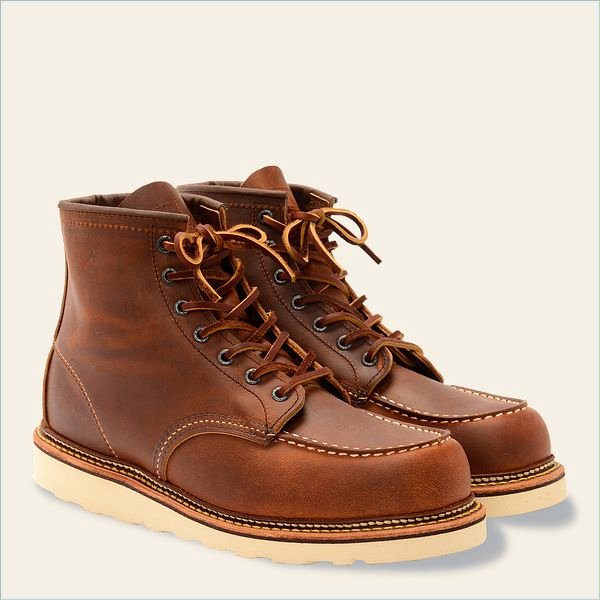  Classic Moc Men's 6-Inch Boot in Copper Rough & Tough Leather