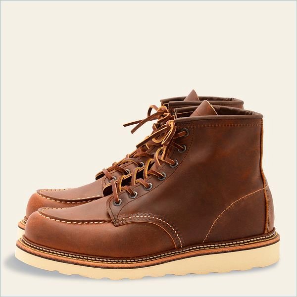  Classic Moc Men's 6-Inch Boot in Copper Rough & Tough Leather