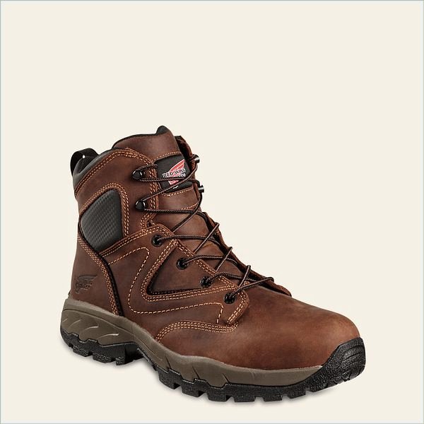  TruHiker Men's 6-inch Safety Toe Hiker Boot