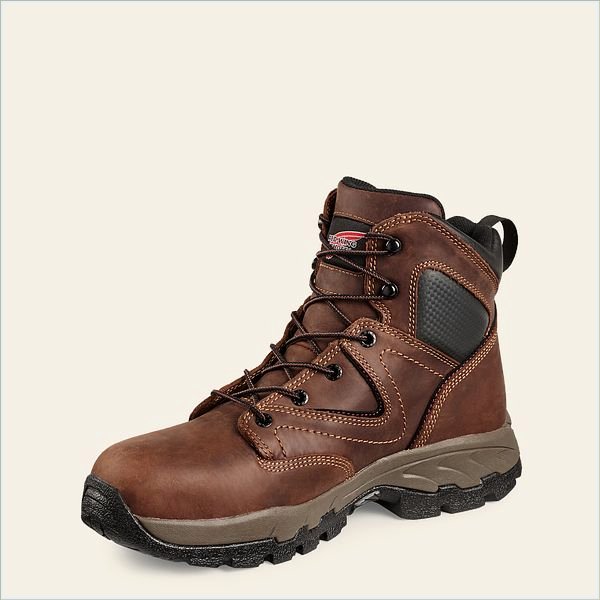  TruHiker Men's 6-inch Safety Toe Hiker Boot