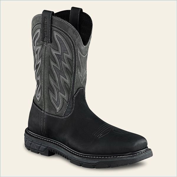  Rio Flex Men's 11-inch Waterproof, Safety Toe Pull-On Boot