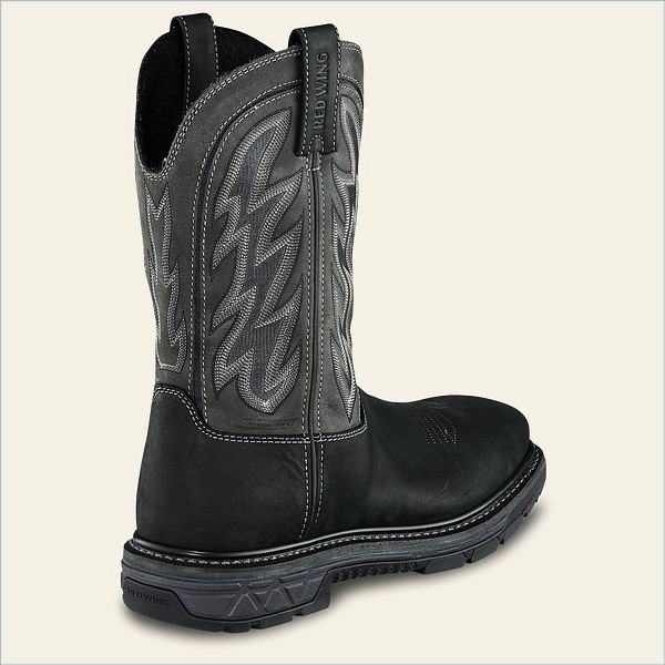  Rio Flex Men's 11-inch Waterproof, Safety Toe Pull-On Boot