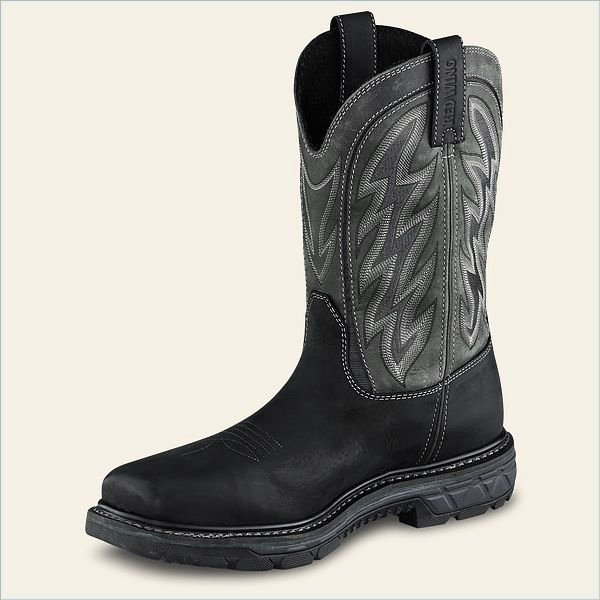  Rio Flex Men's 11-inch Waterproof, Safety Toe Pull-On Boot