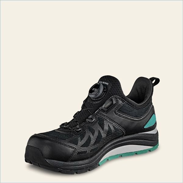  CoolTech Athletics Women's Safety Toe Athletic Work Shoe