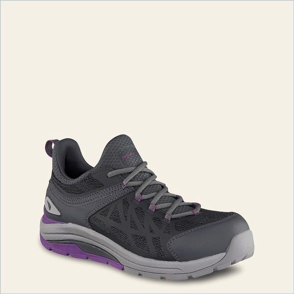  CoolTech Athletics Women's Safety Toe Athletic Work Shoe