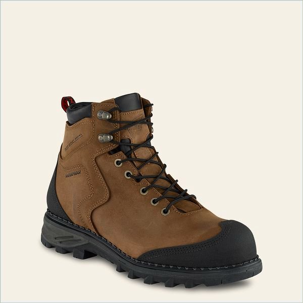  Burnside Men's 6-inch Waterproof Safety Toe Boot