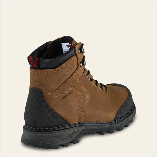  Burnside Men's 6-inch Waterproof Safety Toe Boot