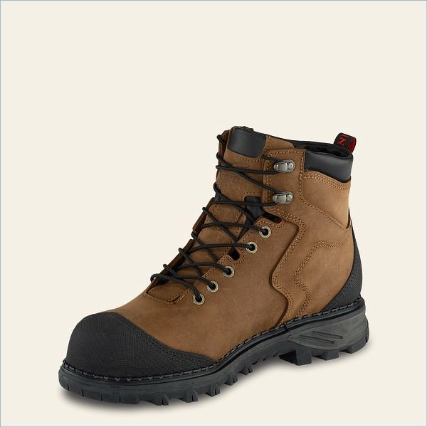  Burnside Men's 6-inch Waterproof Safety Toe Boot