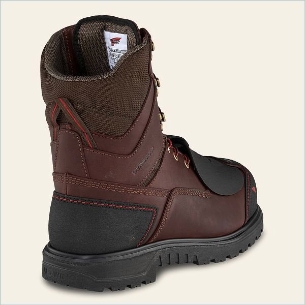  Brnr XP Men's 8-inch Waterproof Safety Toe Metguard Boot