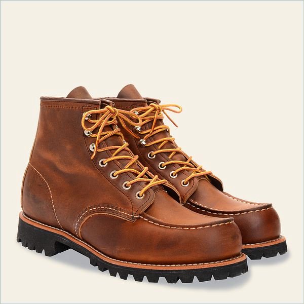  Roughneck Men's 6-Inch Boot in Copper Rough & Tough Leather