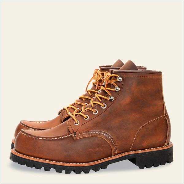  Roughneck Men's 6-Inch Boot in Copper Rough & Tough Leather