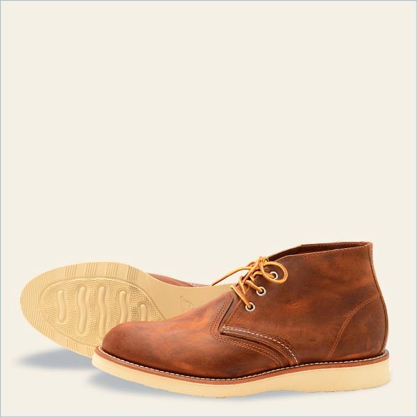  Work Chukka Men's Chukka in Copper Rough & Tough Leather