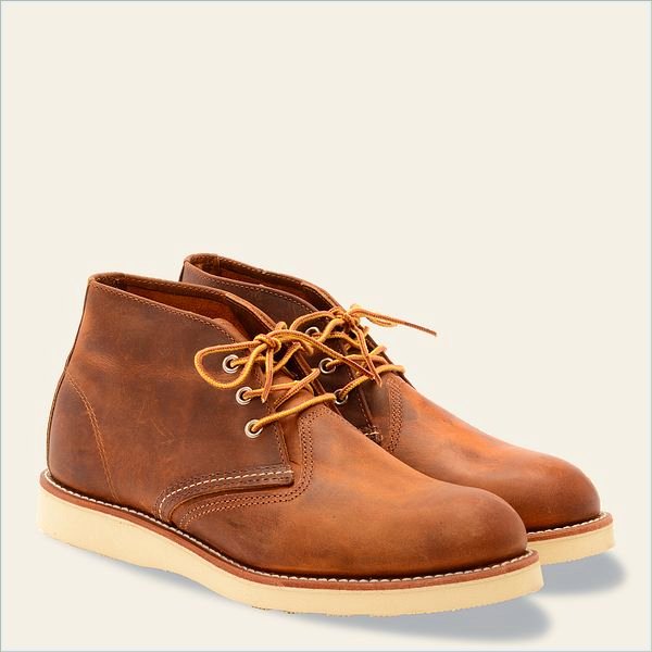  Work Chukka Men's Chukka in Copper Rough & Tough Leather