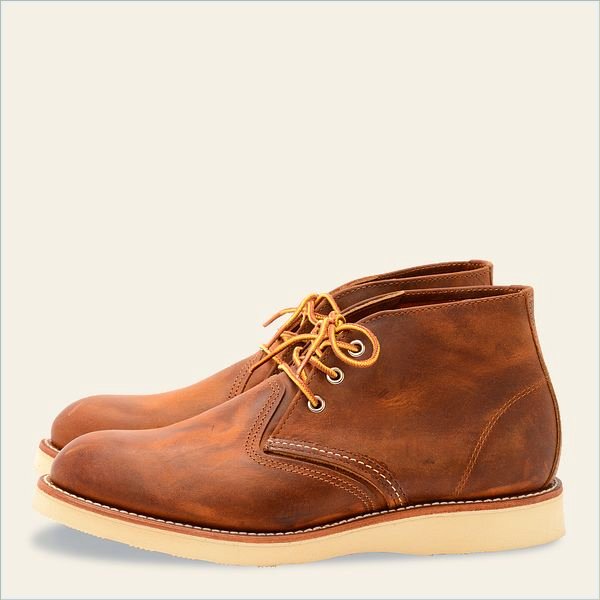  Work Chukka Men's Chukka in Copper Rough & Tough Leather