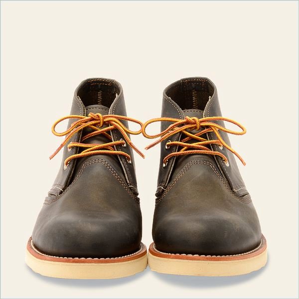  Work Chukka Men's Chukka in Charcoal Rough & Tough Leather