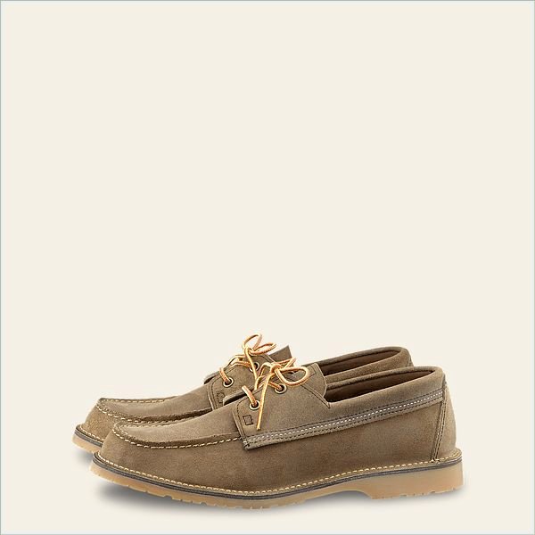  Weekender Camp Moc Men's Oxford in Camel Muleskinner Leather