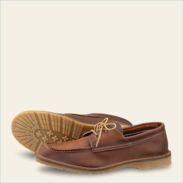  Weekender Camp Moc Men's Oxford in Copper Rough & Tough Leather