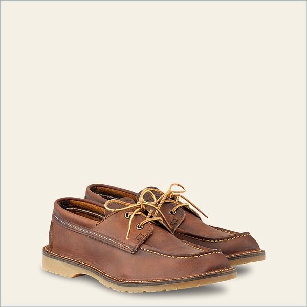  Weekender Camp Moc Men's Oxford in Copper Rough & Tough Leather