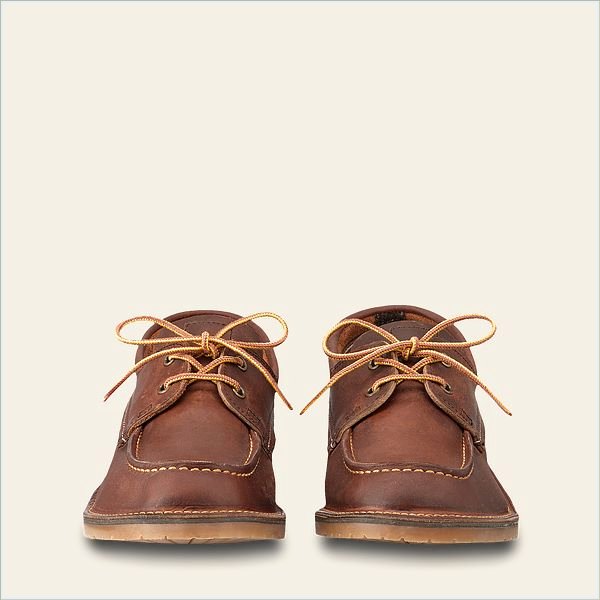  Weekender Camp Moc Men's Oxford in Copper Rough & Tough Leather