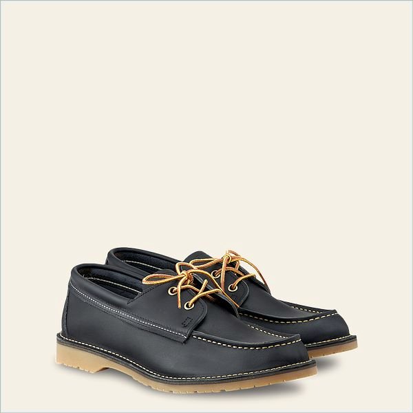  Weekender Camp Moc Men's Oxford in Navy Portage Leather