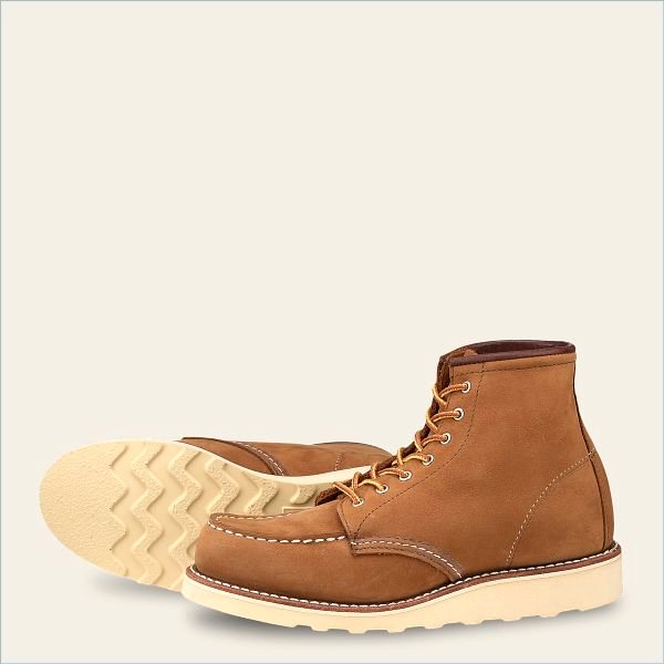  6-inch Classic Moc Women's Short Boot in Honey Chinook Leather