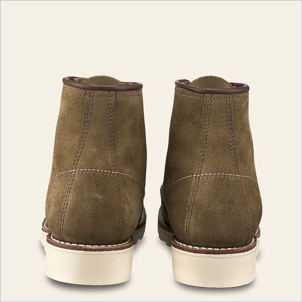  6-inch Classic Moc Women's Short Boot in Olive Mohave Leather