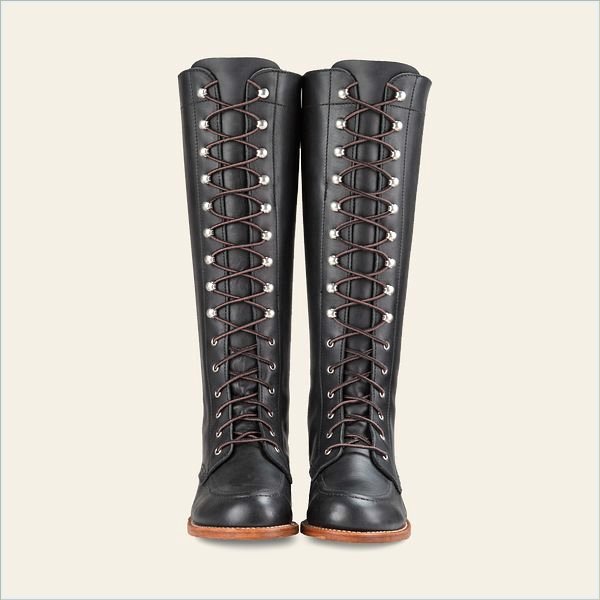  Gloria Women's Tall Boot in Black Boundary Leather