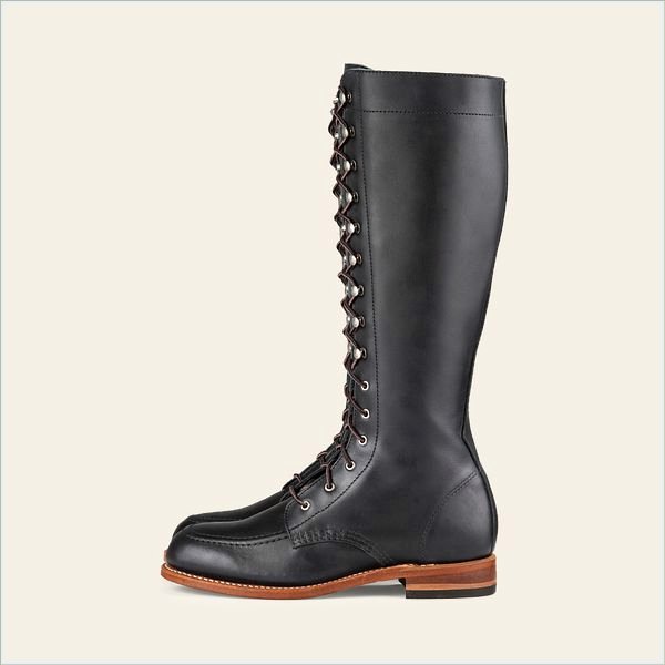  Gloria Women's Tall Boot in Black Boundary Leather