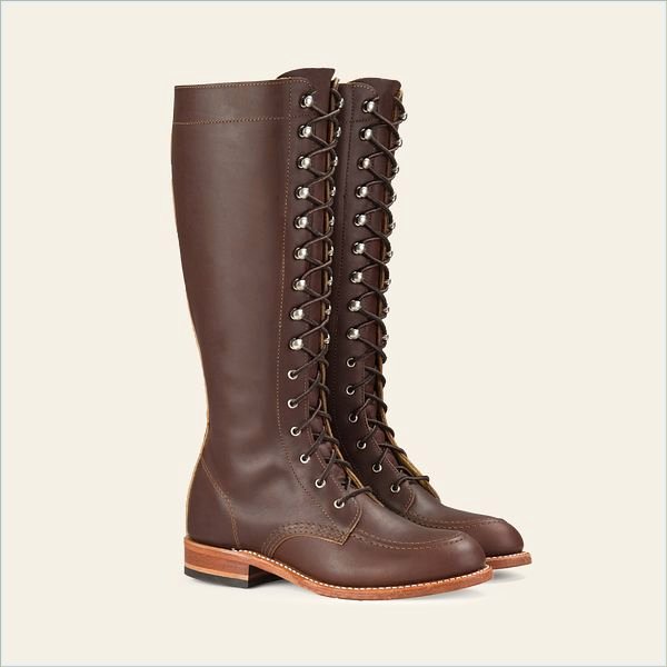  Gloria Women's Tall Boot in Mahogany Oro-iginal Leather