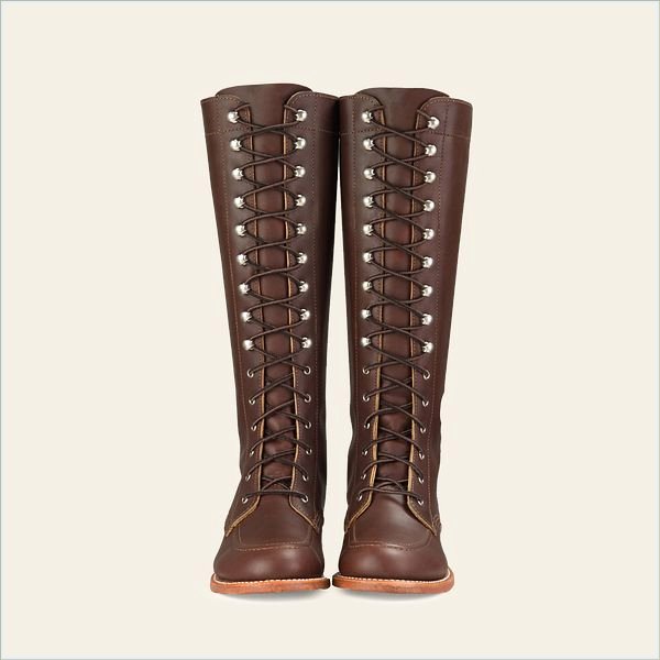  Gloria Women's Tall Boot in Mahogany Oro-iginal Leather