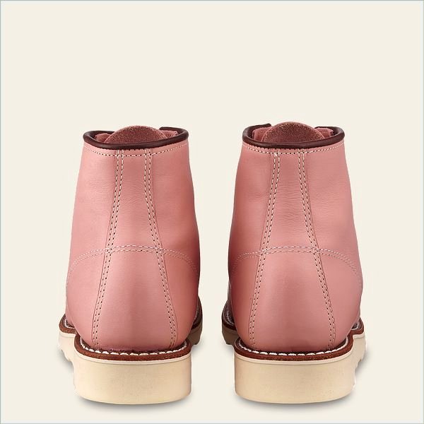  6-inch Classic Moc Women's Short Boot in Rose Boundary Leather