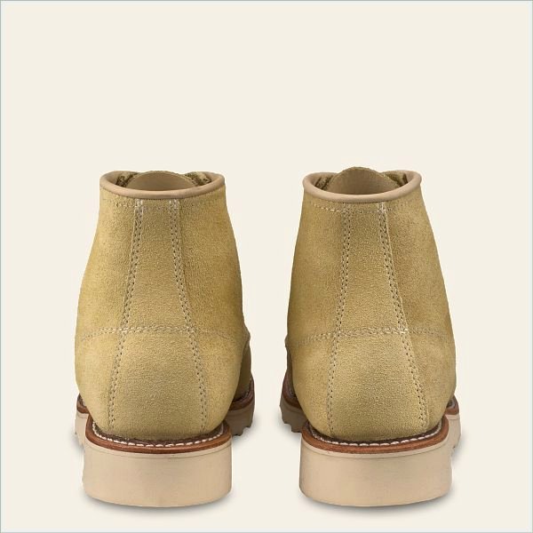  6-Inch Classic Moc Women's Short Boot in Butter Abilene Leather