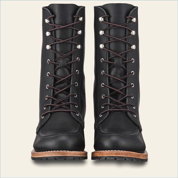  Gracie Women's Tall Boot in Black Boundary Leather