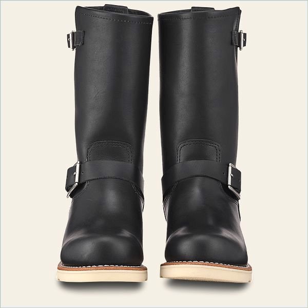  Classic Engineer Women's Tall Boot in Black Boundary Leather