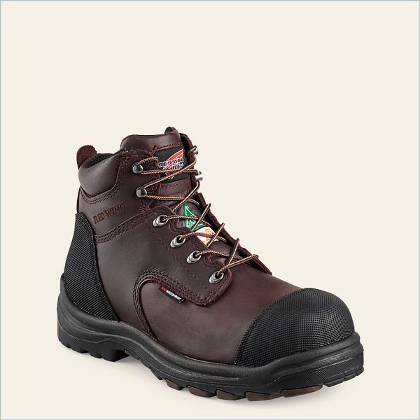  King Toe Men's 6-inch Waterproof CSA Safety Toe Boot