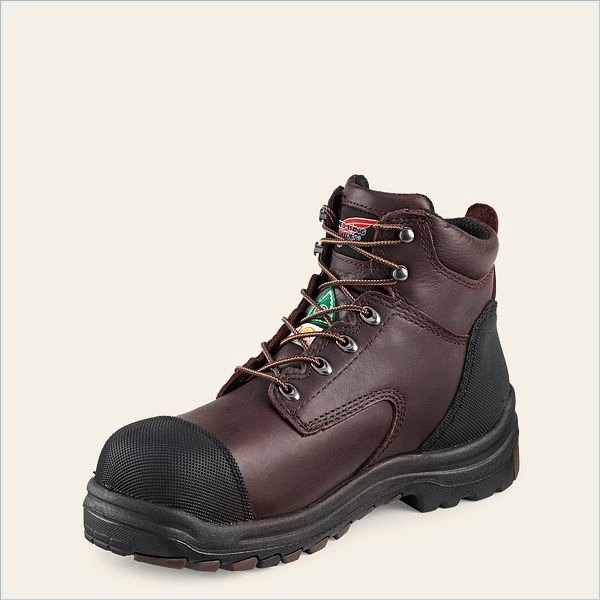  King Toe Men's 6-inch Waterproof CSA Safety Toe Boot