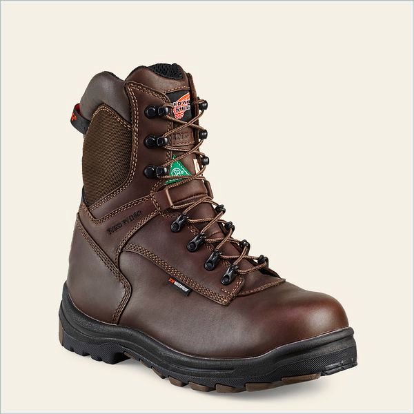  King Toe Men's 8-inch Insulated, Waterproof CSA Safety Toe Boot