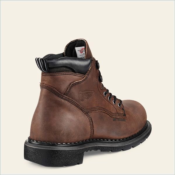  SuperSole Men's 6-inch Waterproof Safety Toe Metguard Boot