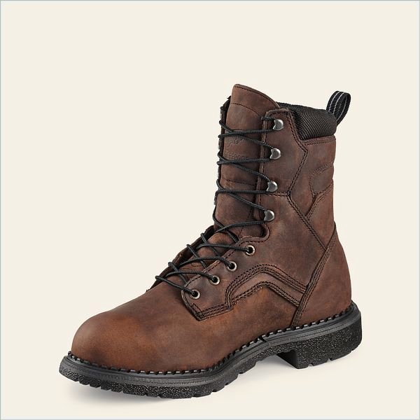  SuperSole Men's 8-inch Waterproof Safety Toe Metguard Boot