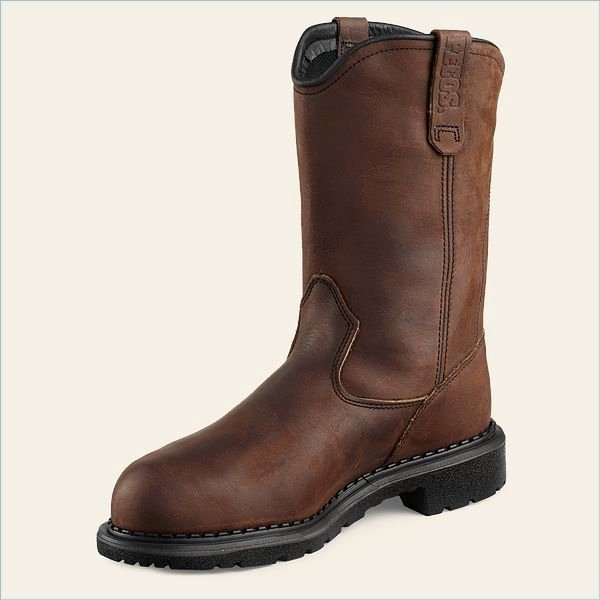  SuperSole Men's 11-inch Waterproof Safety Toe Metguard Pull-On Boot